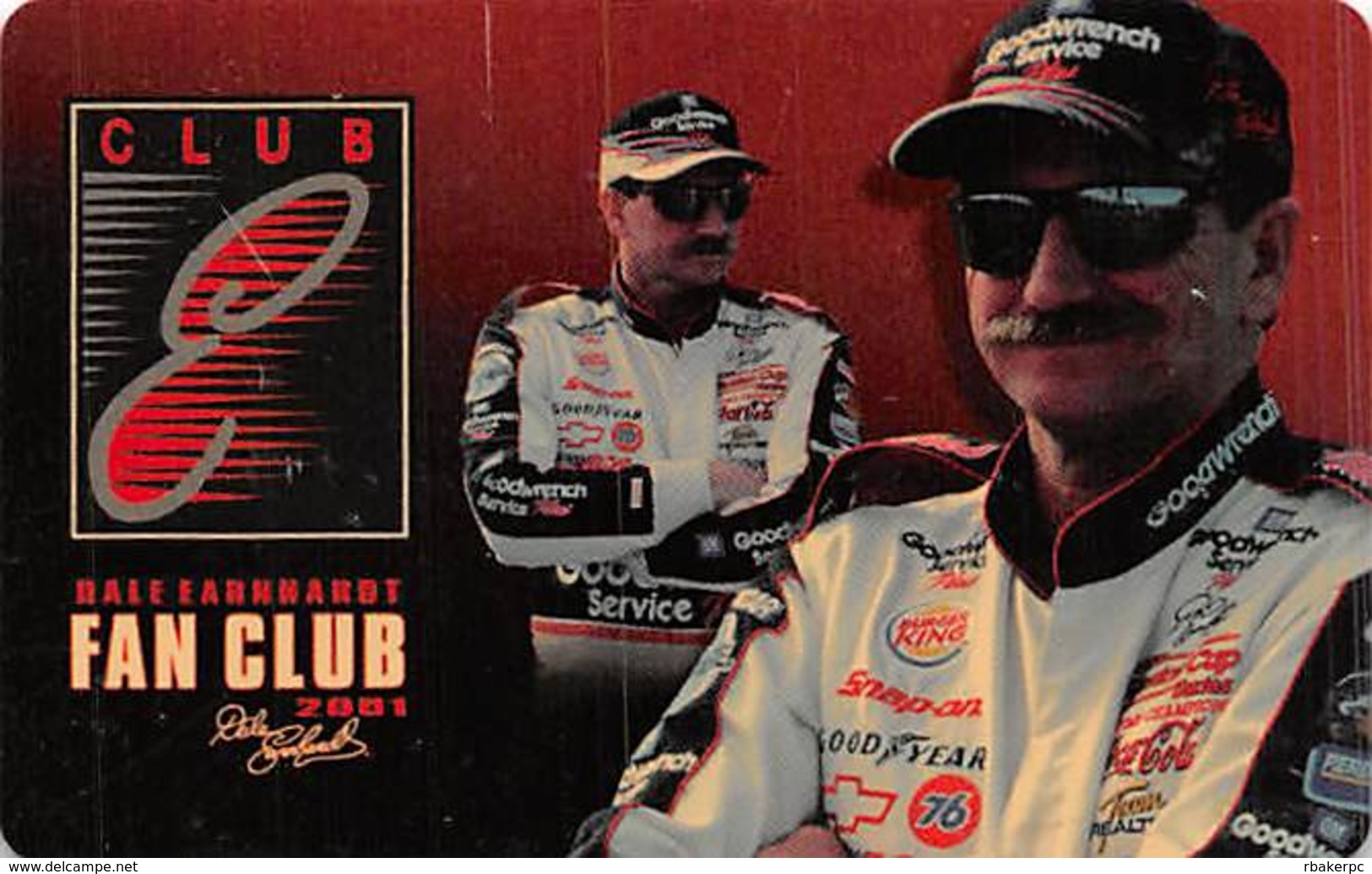 Official Dale Earnhardt Fan Club Membership Card 2001 - Trading Cards