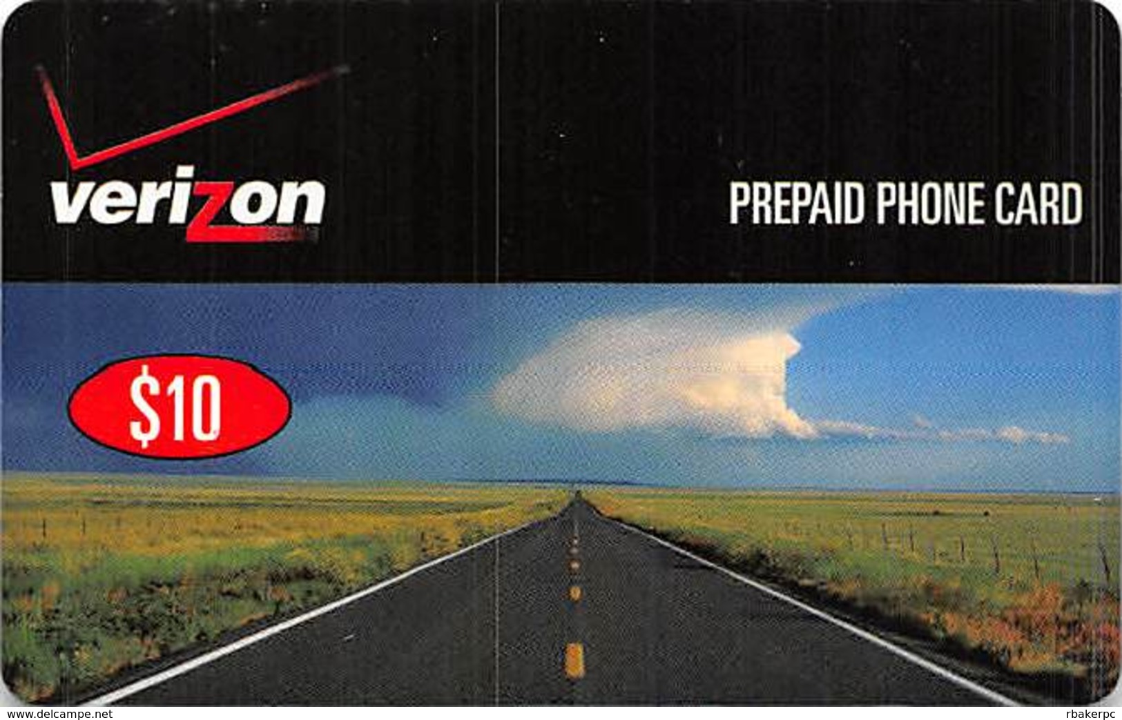 Verizon $10 Prepaid Phone Card - Other & Unclassified