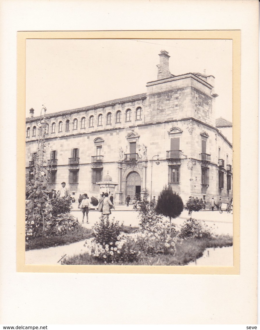 LEON  CASA DE LOS GUZMANES ESPAGNE 1929  Photo Amateur Format Environ 7,5 X 5,5 Cm - Lugares