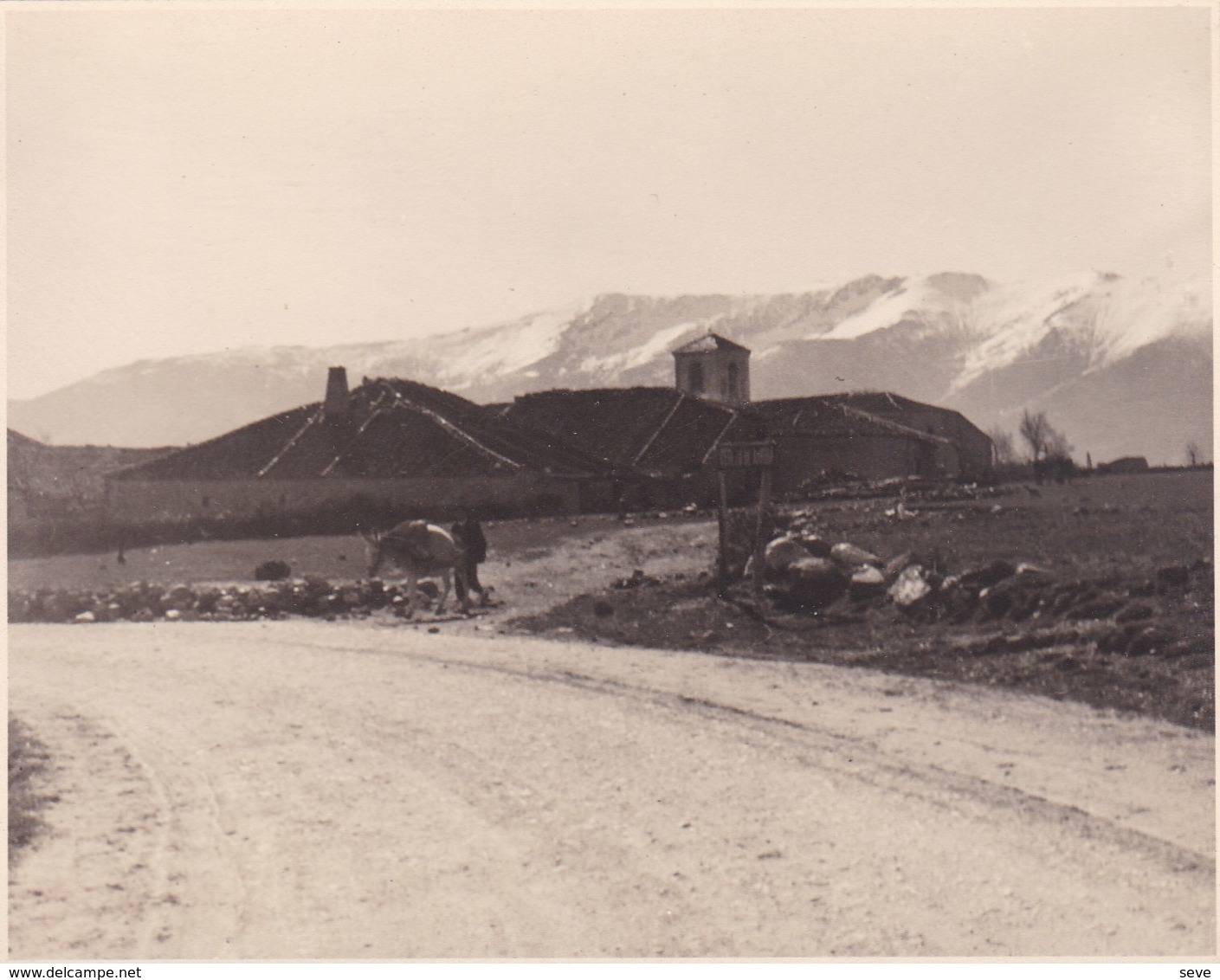 Route De Riaza à Ribota ESPAGNE 1953 Photo Amateur Format Environ 7,5 X 5,5 Cm - Lugares