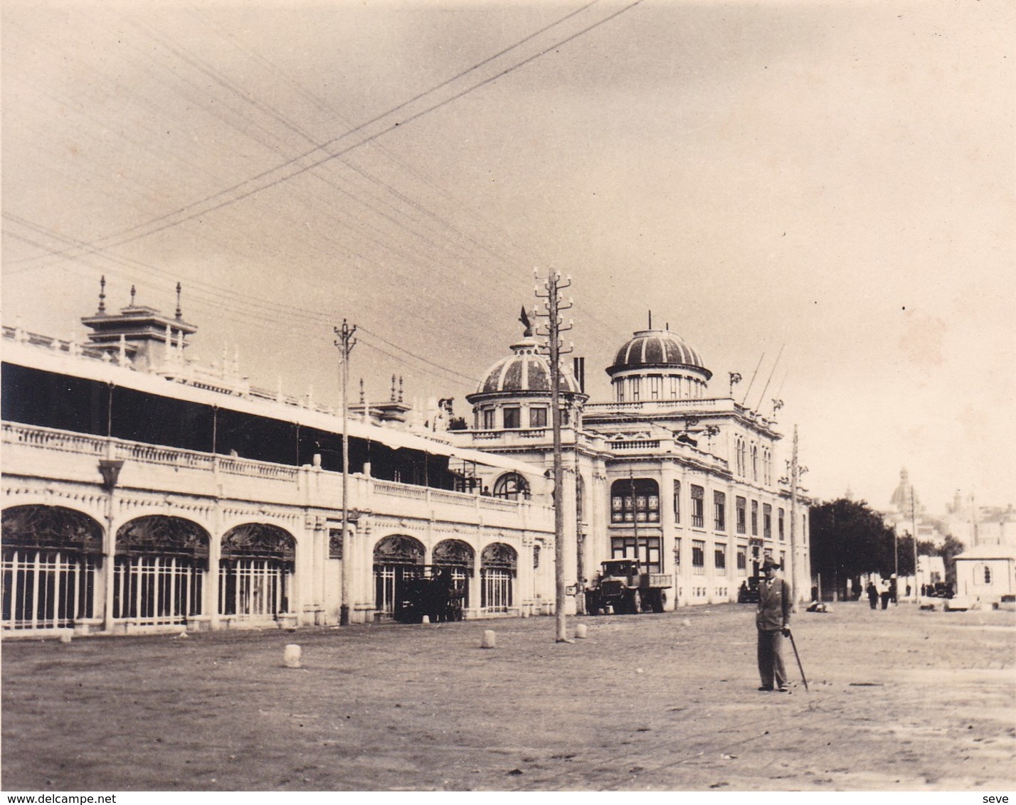 LA COROGNE Hôtel ATLANTICO ESPAGNE 1929 Photo Amateur Format Environ 7,5 X 5,5 Cm - Lugares