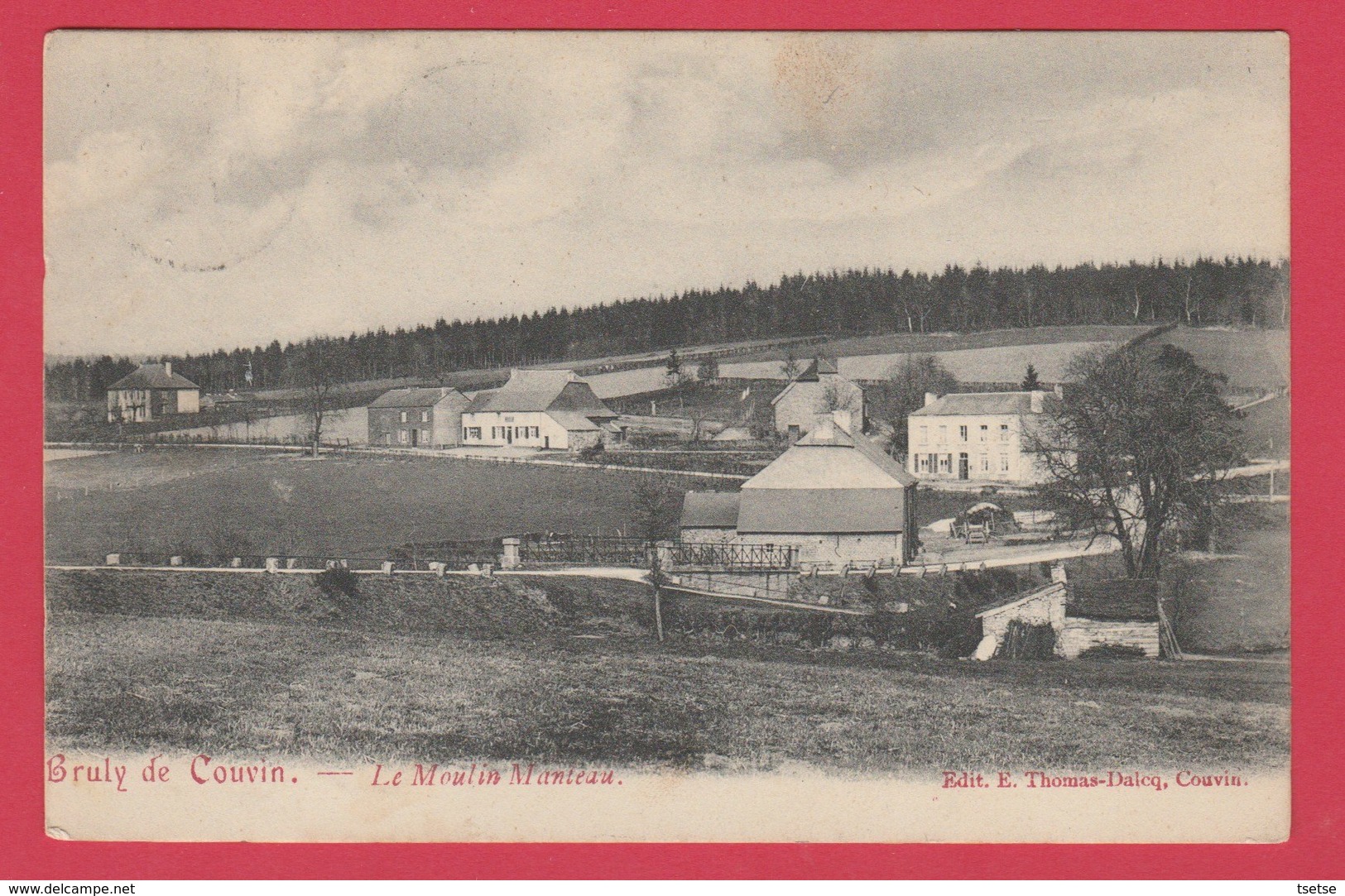 Le Bruly-de-Couvin - Le Moulin Manteau  -1911 ( Voir Verso ) - Couvin