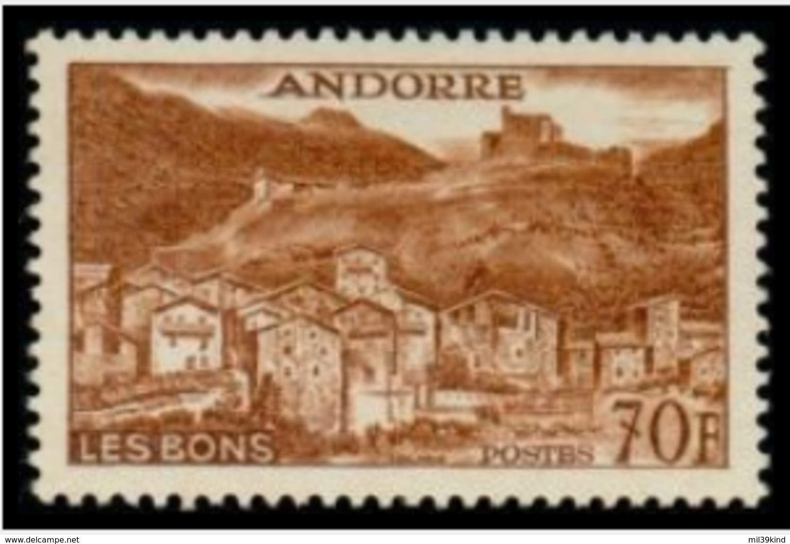 TIMBRE ANDORRE.FR - 1955 - NR 152B - NEUF - Unused Stamps