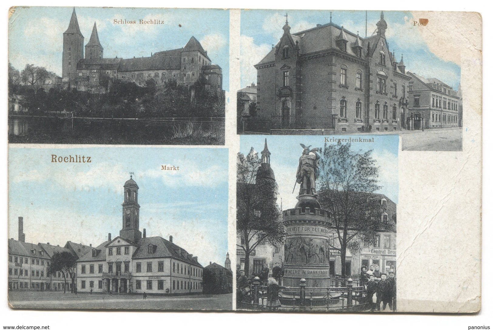 ROCHLITZ Germany - Year 1913 - Rochlitz