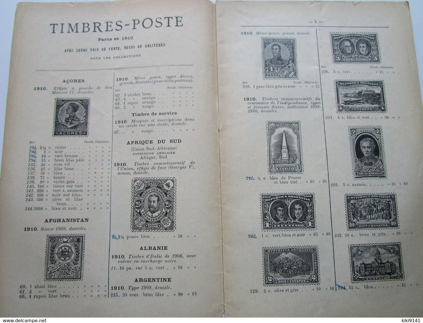 TIMBRES-POSTE, ENVELOPPES Et CARTES-POSTE Parus En 1910 (36 Pages) - Otros & Sin Clasificación