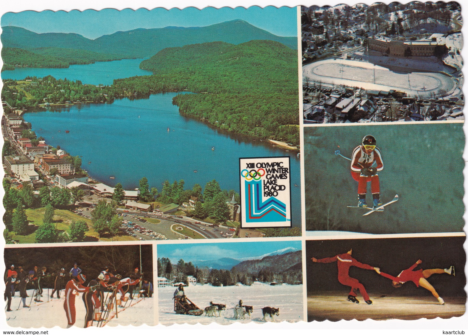 Lake Placid, New York - 1980 Winter Olympic: Speed Skating Oval, Cross Country Ski Race Start, Figure Skating, Ski Racer - Adirondack