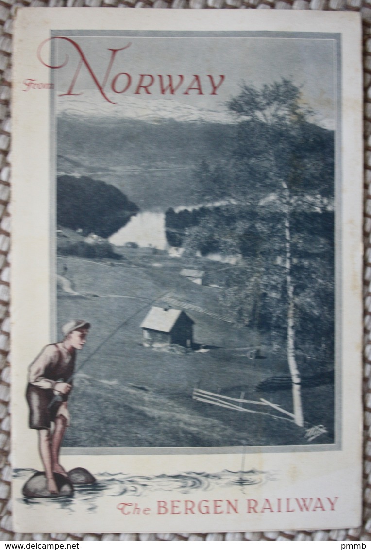 From Norway – The Bergen Railway - 1928 - Tourism Brochures