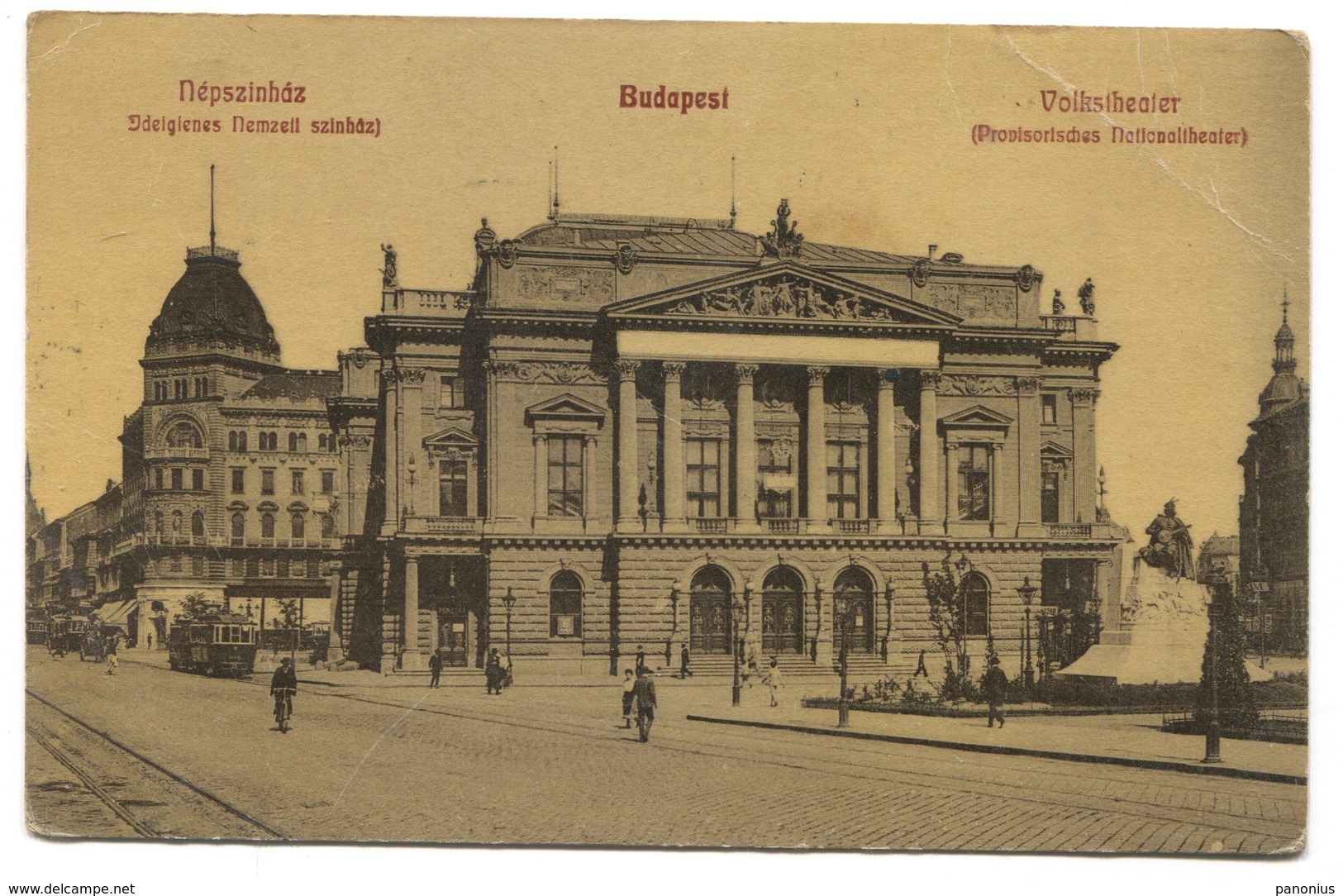 BUDAPEST - HUNGARY, Theater,  Year 1913 - Ungheria