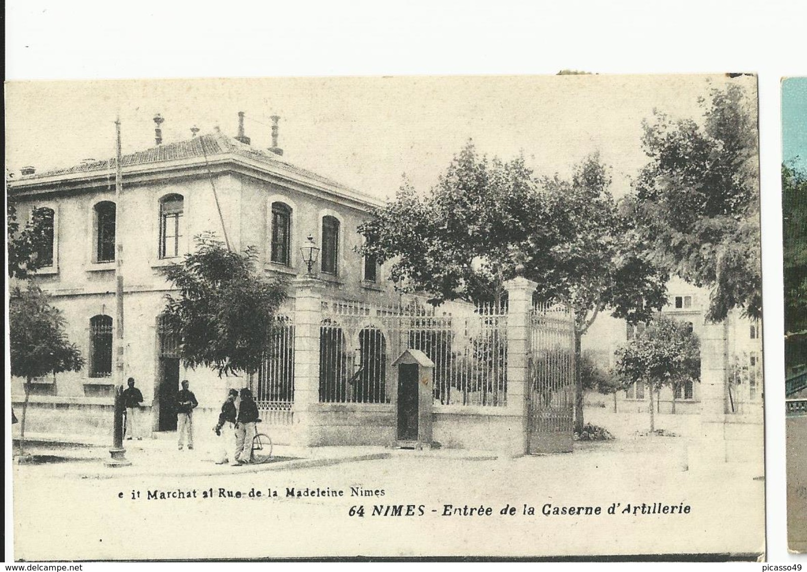 Gard , Nismes , Entrée De La Caserne D'artillerie - Nîmes