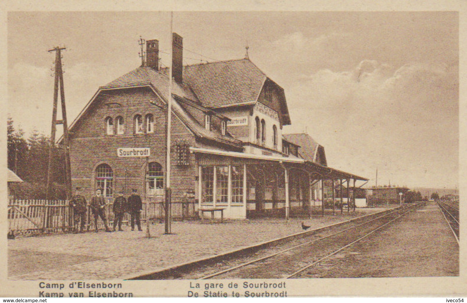 Elsenborn  "La Gare De Sourbrodt " - Leopoldsburg (Camp De Beverloo)