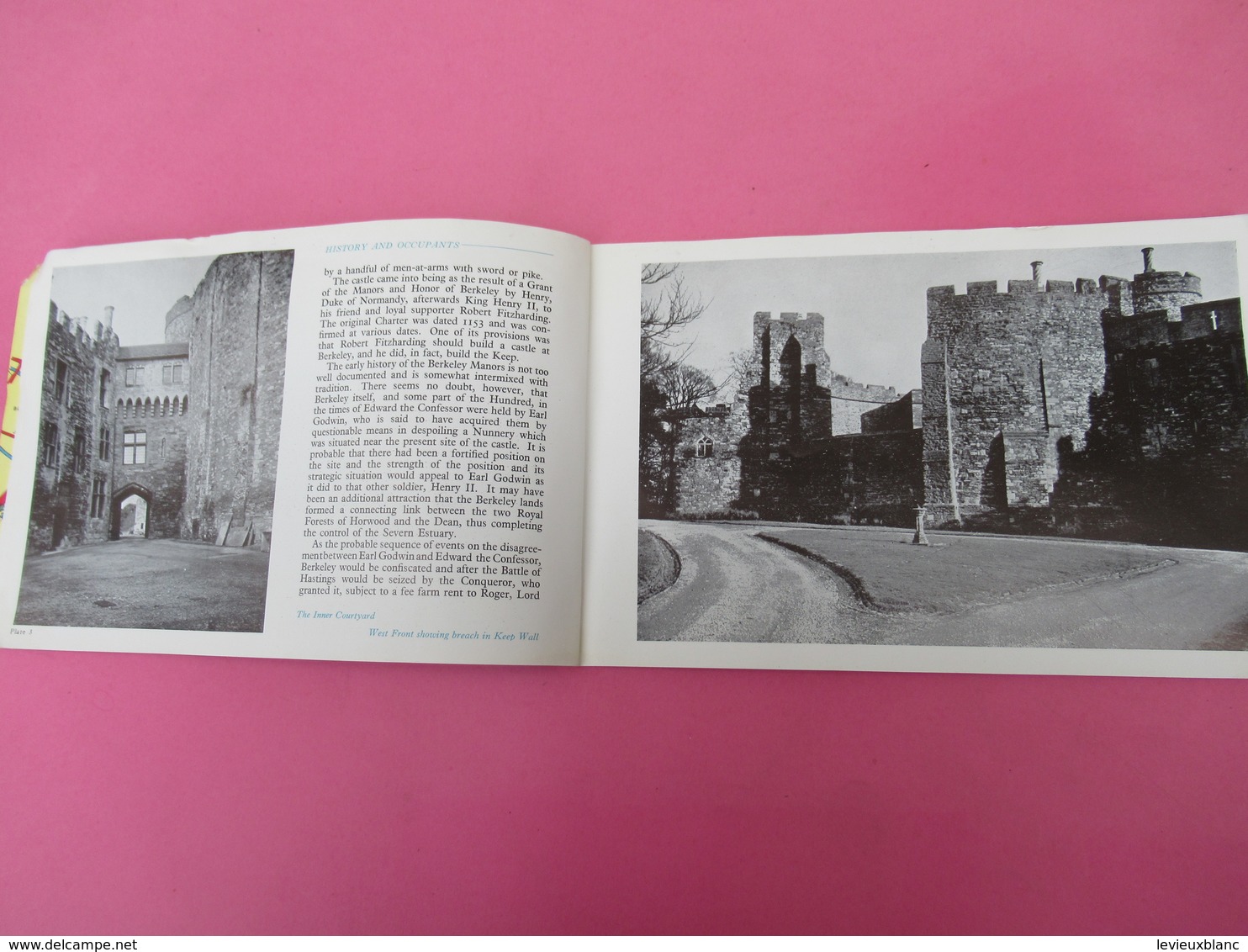 Fascicule/ Guide / Angleterre/BERKELEY CASTLE/Gloucestershire/ 1956        PGC329 - Dépliants Turistici