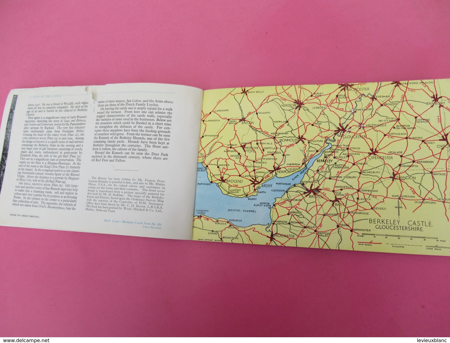Fascicule/ Guide / Angleterre/BERKELEY CASTLE/Gloucestershire/ 1956        PGC329