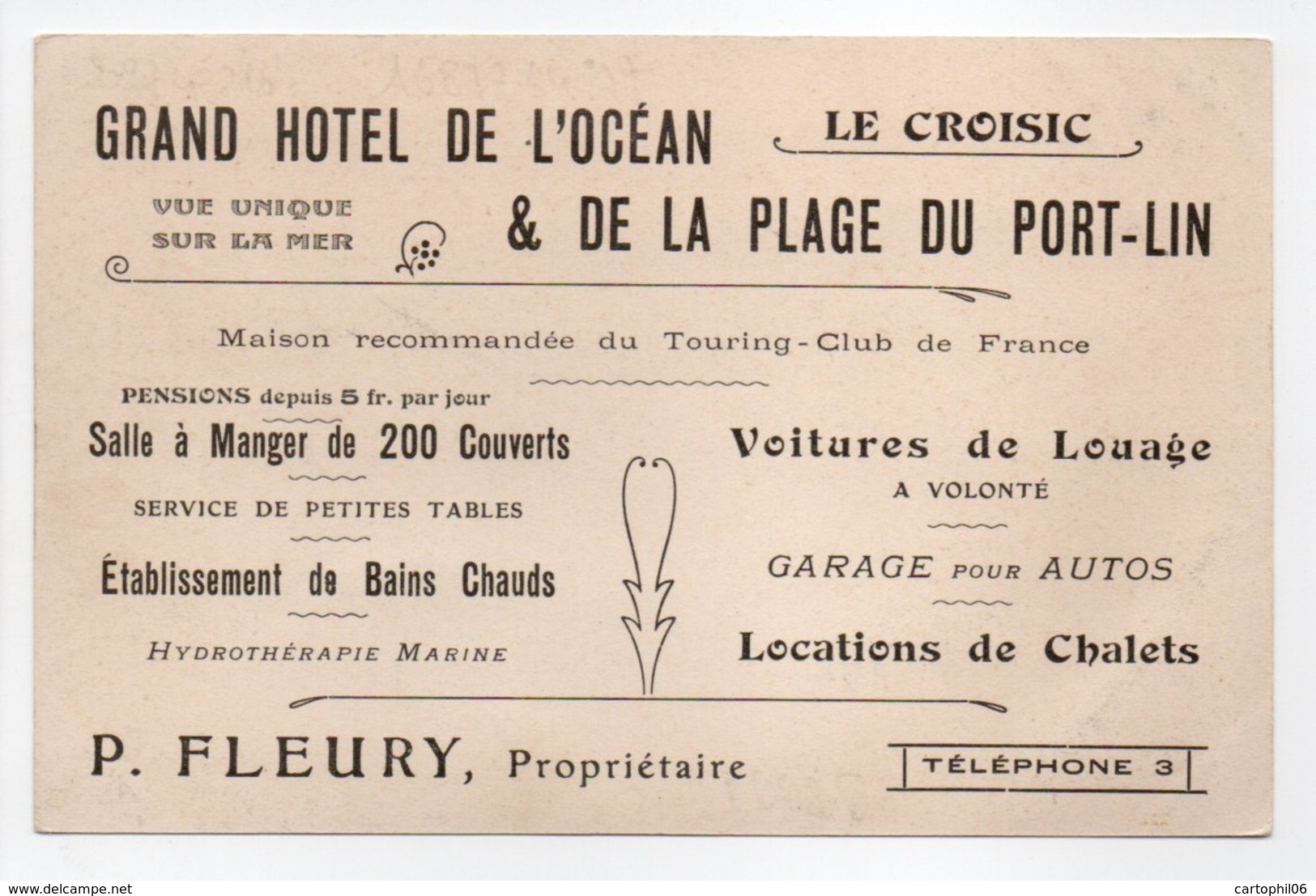 - CPA LE CROISIC (44) - Grand Hôtel De L'Océan & De La Plage De Port-Lin - Edition Lassalle - - Le Croisic