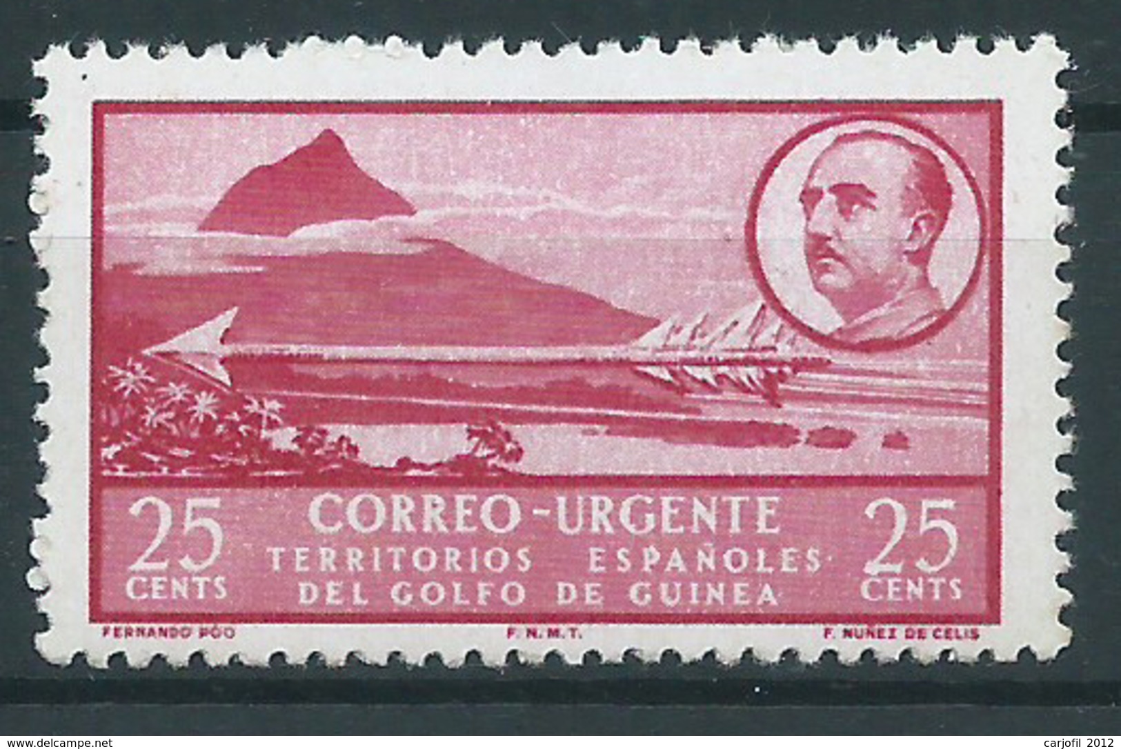 Guinea Sueltos 1949 Edifil 293 O - Guinea Española