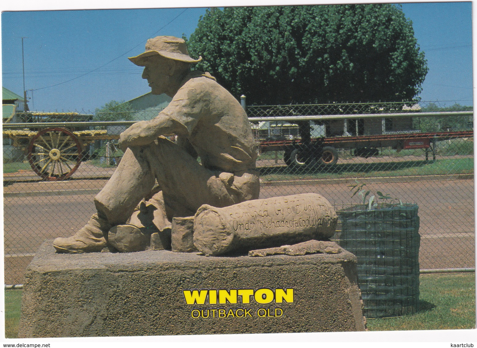 Winton (Outback Qld.) - A.B.  'Banjo' Paterson Wrote 'Waltzing Matilda' In 1895 - Municipal Memorial Swimming Pool - Andere & Zonder Classificatie