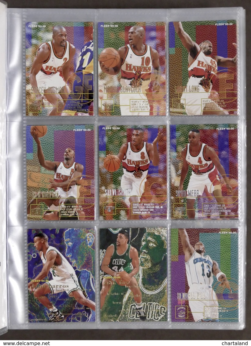 Panini Collectors Album Fleer 1995-96 Basketball Series 2 - Cards - Non Completo - Altri & Non Classificati