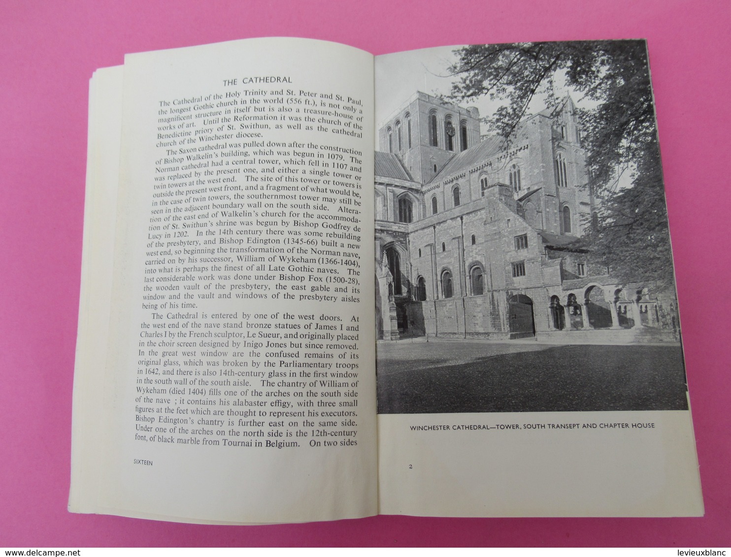 Petit Livre/ Guide / Angleterre/WINCHESTER/ Official Guide/ Second Edition/Burrow/ Vers 1950        PGC330