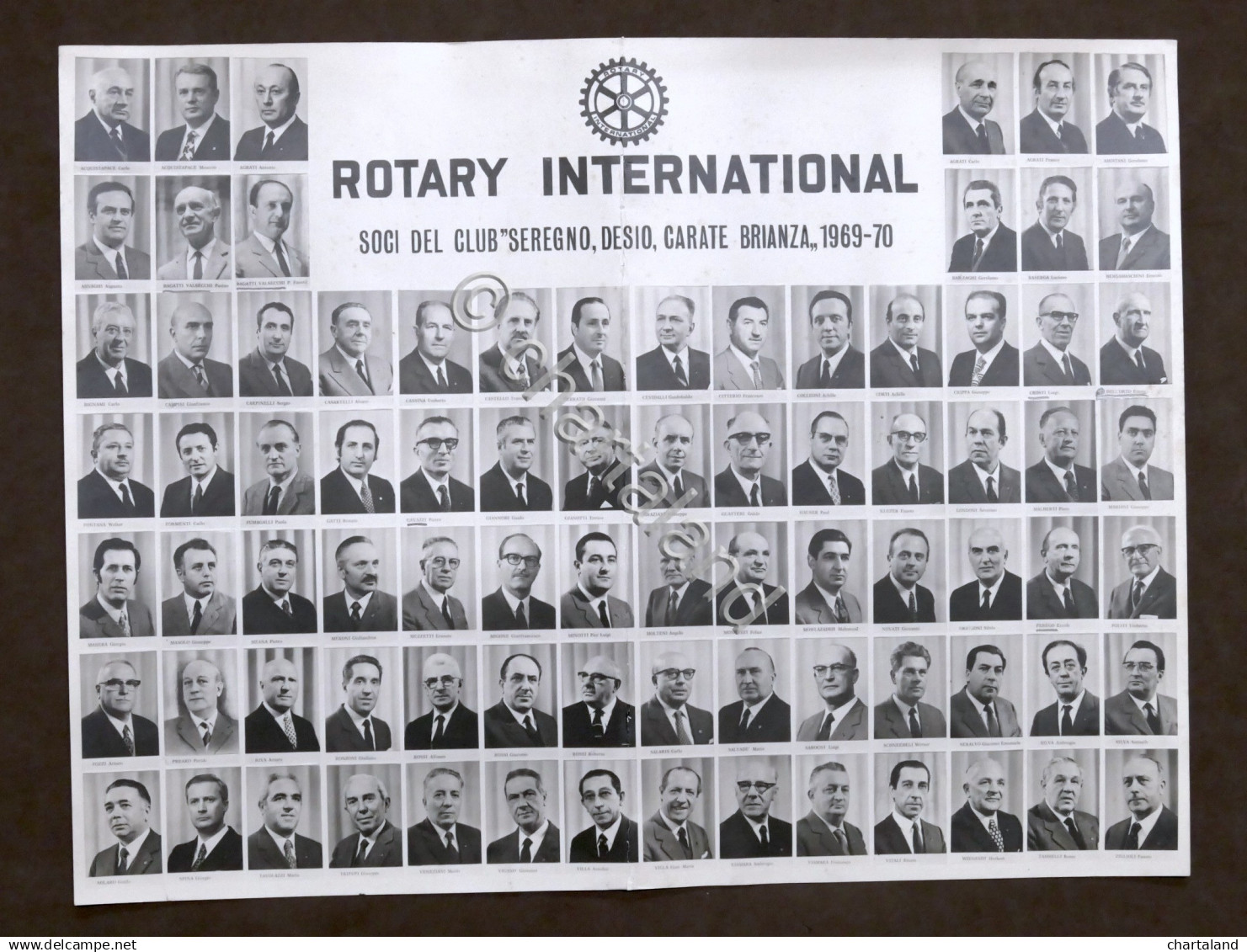 Rotary International - Soci Del Club Seregno, Desio, Carate Brianza - 1969-70 - Unclassified