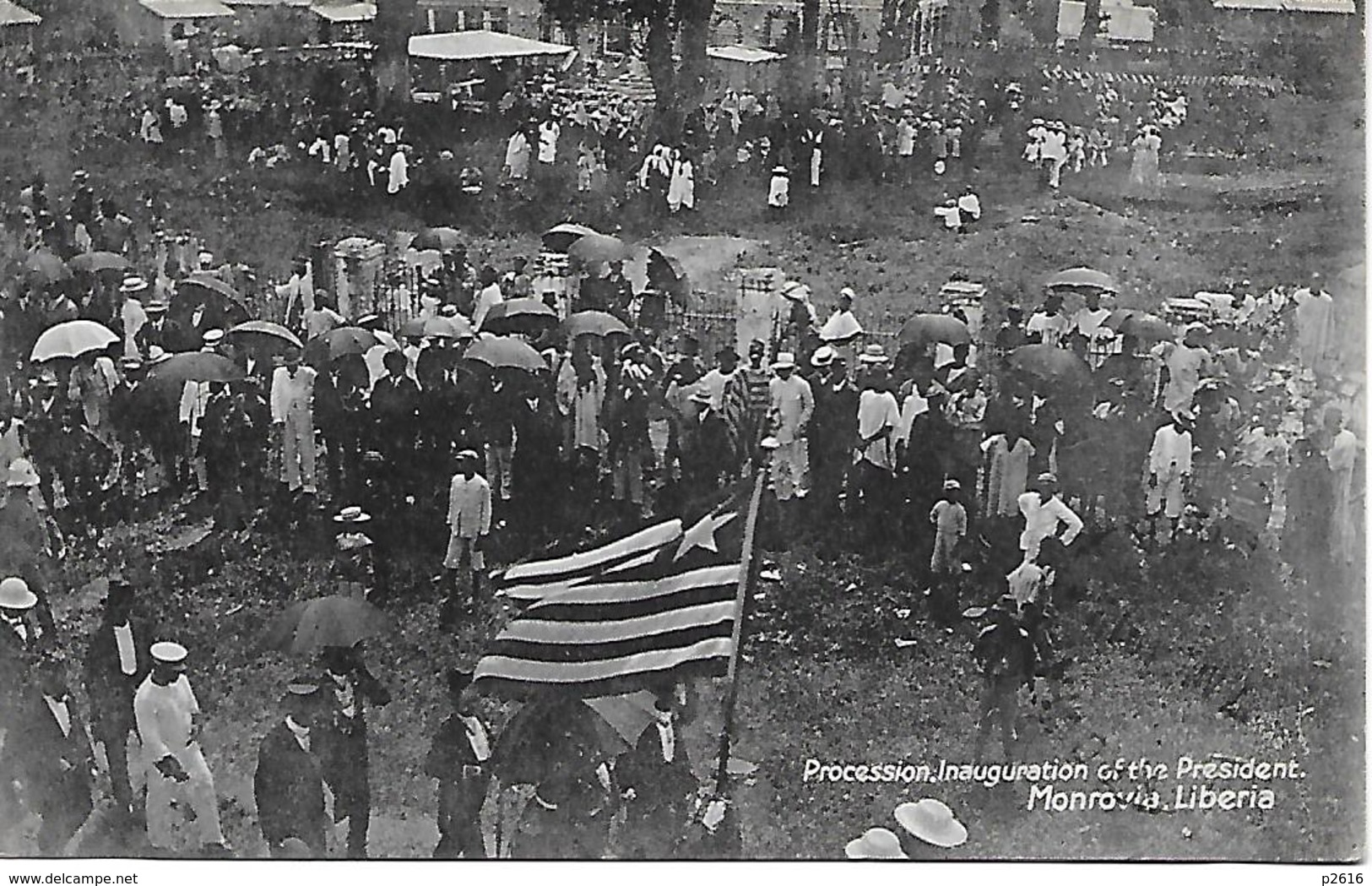 AFRIQUE-  LIBERIA -  PROCESSION- INAUGURATION OF THE PRESIDENT - MONROVIA LIBERIA - Liberia