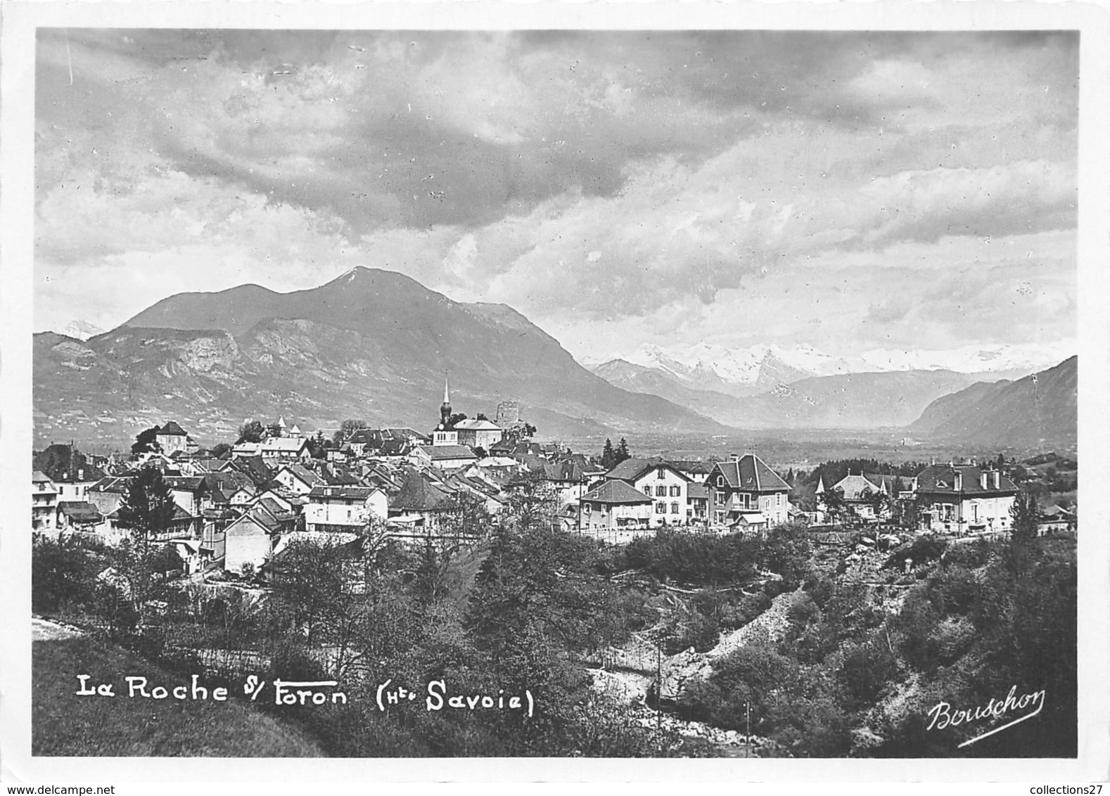 74-LA-ROCHE-SOUS-FORON- VUE GENERALE - La Roche-sur-Foron