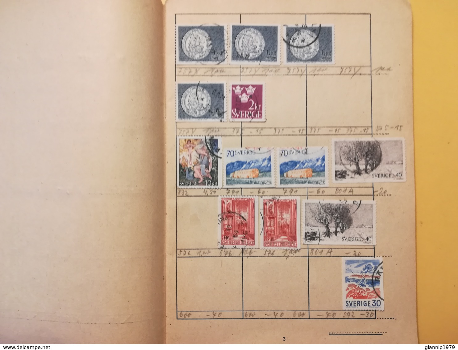 LIBRETTO FRANCOBOLLI STAMPS AUSWAHLHEFT OPUSCOLO BOOK LOTTO COLLEZIONI SVEZIA SVERIGE DAL 1964 OLTRE 120 PEZZI - Collections
