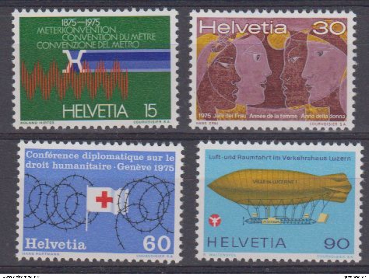 Switzerland 1975 Commemoratives 4v ** Mnh (43521) - Ongebruikt