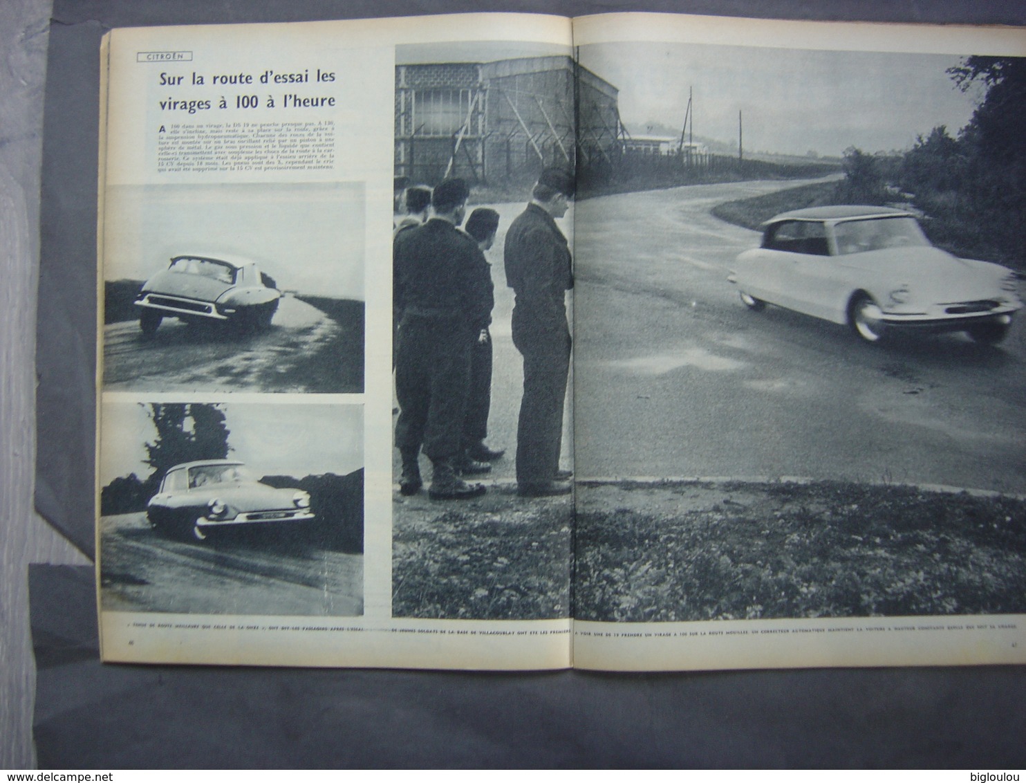 PARIS MATCH - Octobre 1955 - Présentation De La  CITROËN DS 19 - Voitures