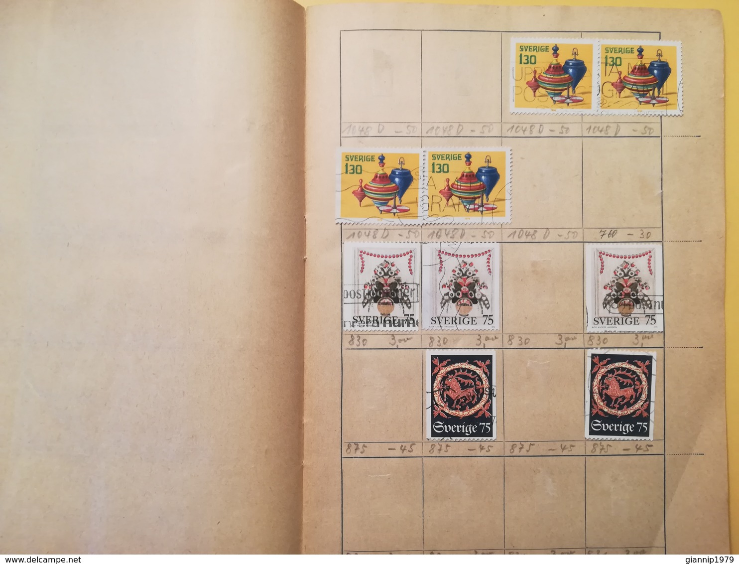LIBRETTO FRANCOBOLLI STAMPS AUSWAHLHEFT OPUSCOLO BOOK LOTTO COLLEZIONI SVEZIA SVERIGE  OLTRE 160 PEZZI - Collections
