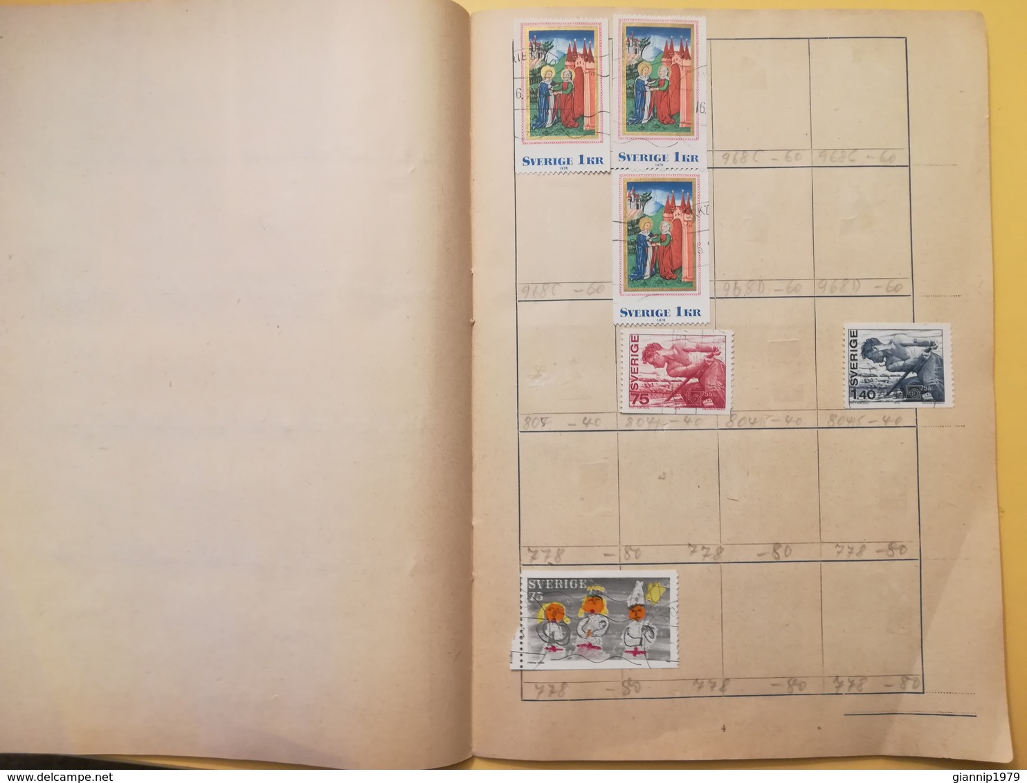 LIBRETTO FRANCOBOLLI STAMPS AUSWAHLHEFT OPUSCOLO BOOK LOTTO COLLEZIONI SVEZIA SVERIGE  OLTRE 160 PEZZI - Collections