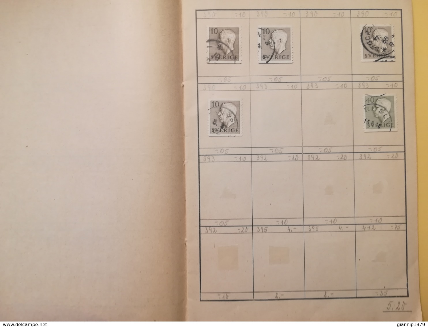 LIBRETTO FRANCOBOLLI STAMPS AUSWAHLHEFT OPUSCOLO BOOK LOTTO COLLEZIONI SVEZIA SVERIGE  OLTRE 130 PEZZI - Collections