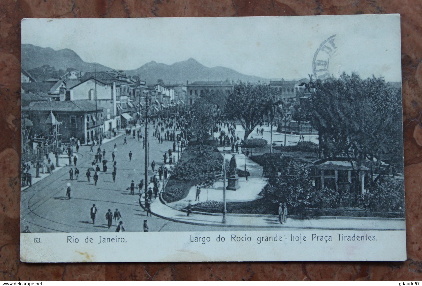 RIO DE JANEIRO - LARGO DO ROCIO GRANDE - HOJE PRACA TIRADENTES - (BRASIL) - Autres & Non Classés