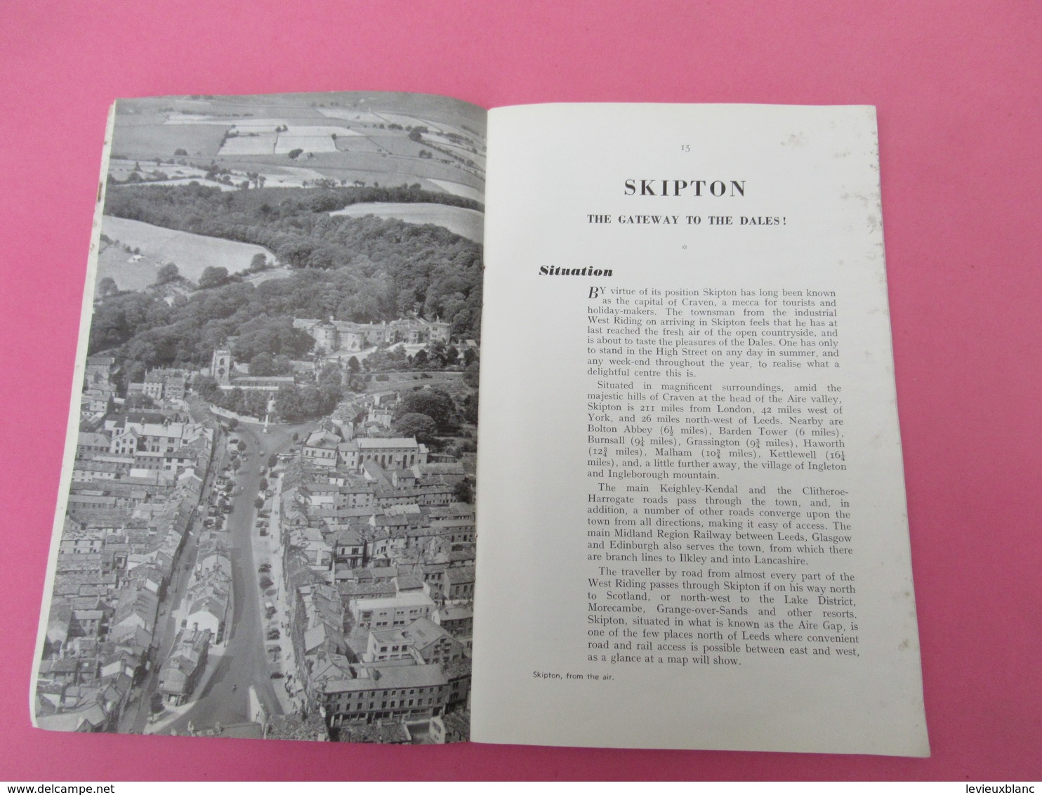 Fascicule/Guide/Angleterre/SKIPTON/ Official Guide/The Gateway To The Dalesy/Yorkshire/Vers 1950   PGC333 - Tourism Brochures