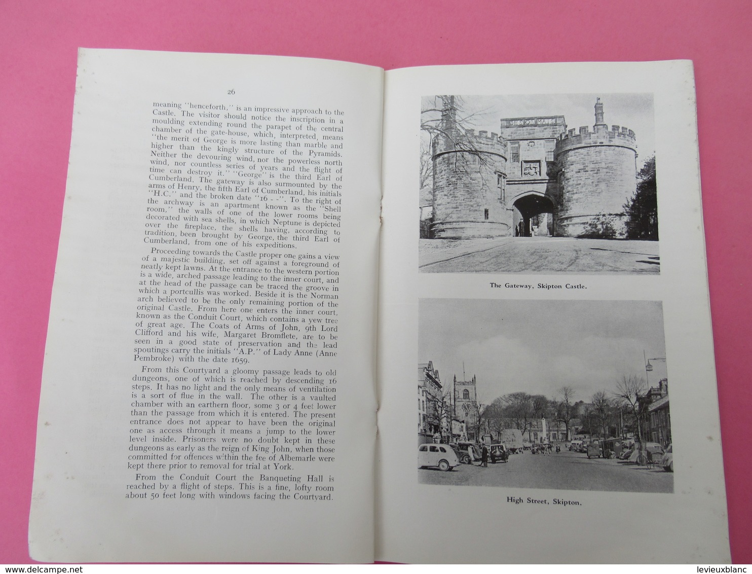 Fascicule/Guide/Angleterre/SKIPTON/ Official Guide/The Gateway to the Dalesy/Yorkshire/Vers 1950   PGC333