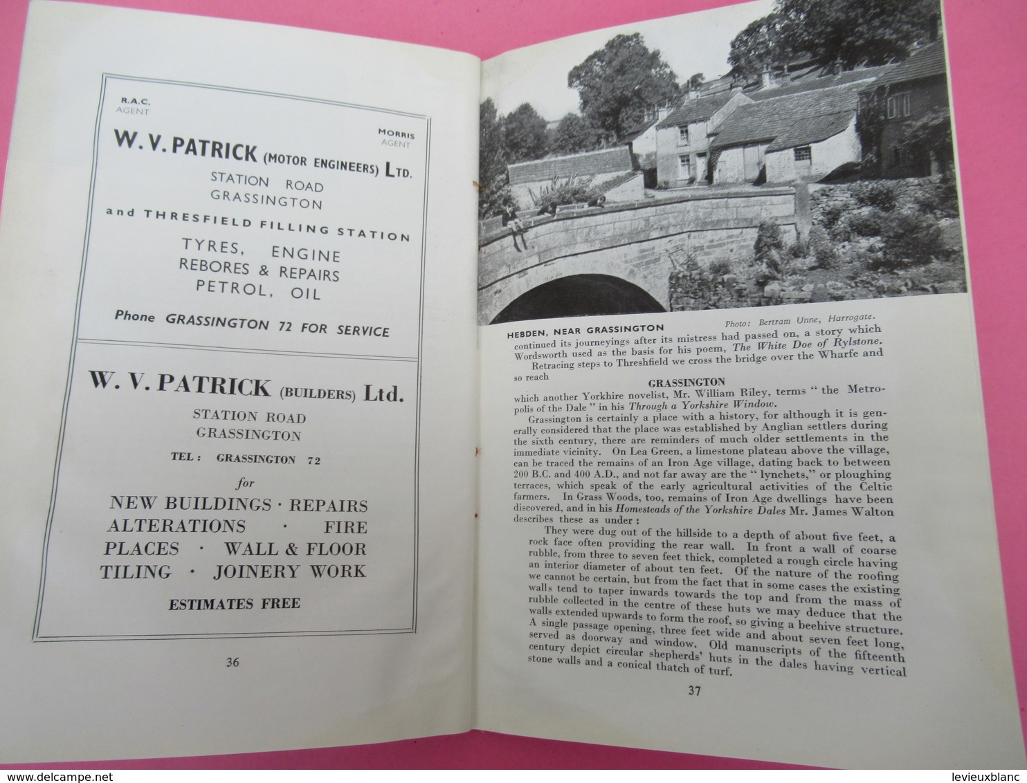 Fascicule/Guide/Angleterre/SKIPTON/ Official Guide/The Gateway to the Dalesy/Yorkshire/Vers 1950   PGC333