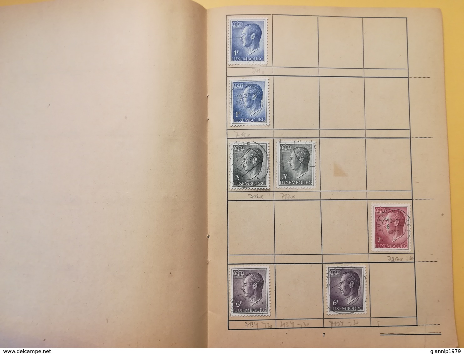 LIBRETTO FRANCOBOLLI STAMPS AUSWAHLHEFT OPUSCOLO BOOK LOTTO COLLEZIONI LUSSEMBURGO LUXEMBOURG DAL 1890  OLTRE 180 PEZZI