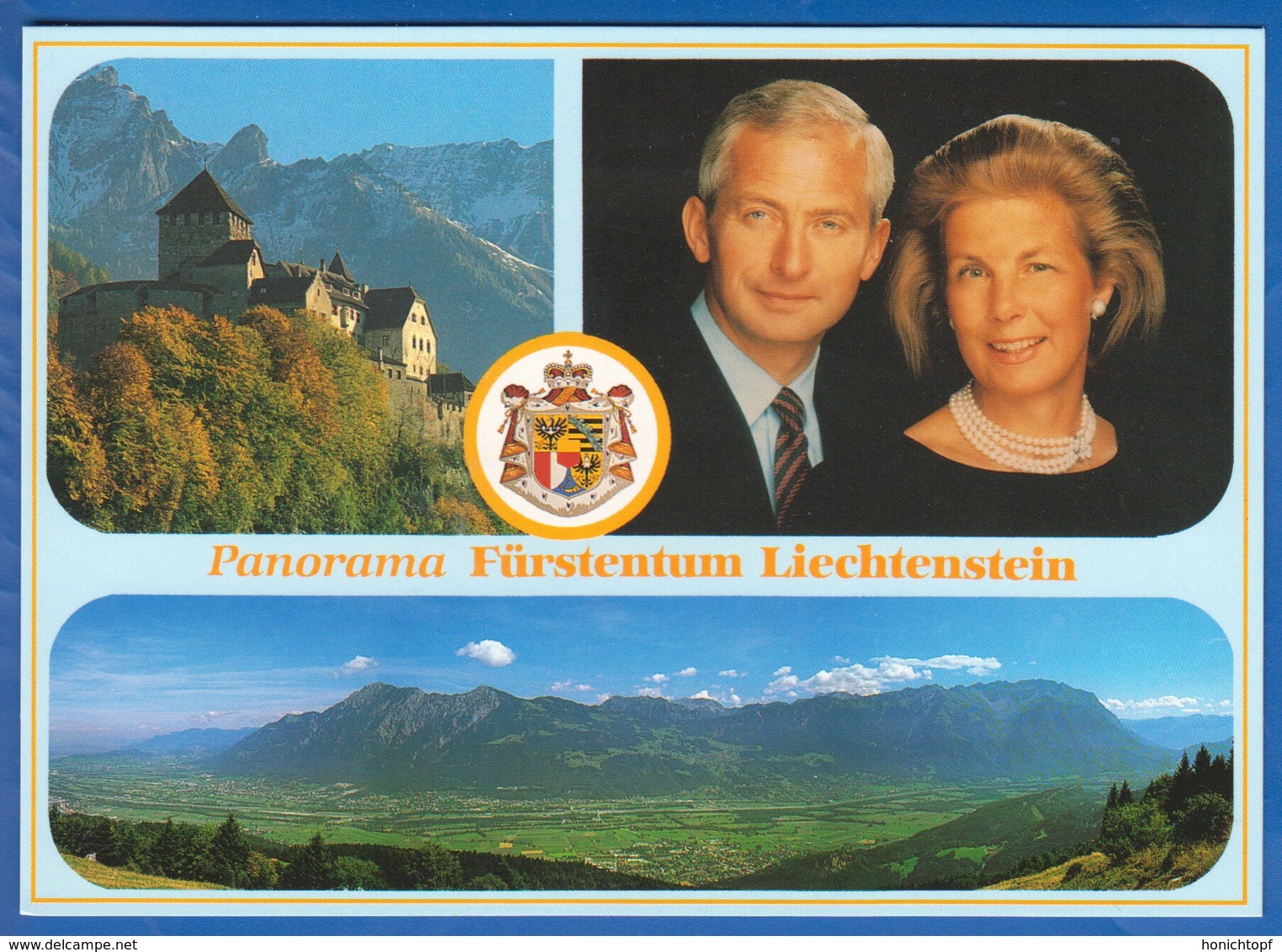 Liechtenstein; Multibildkarte - Liechtenstein