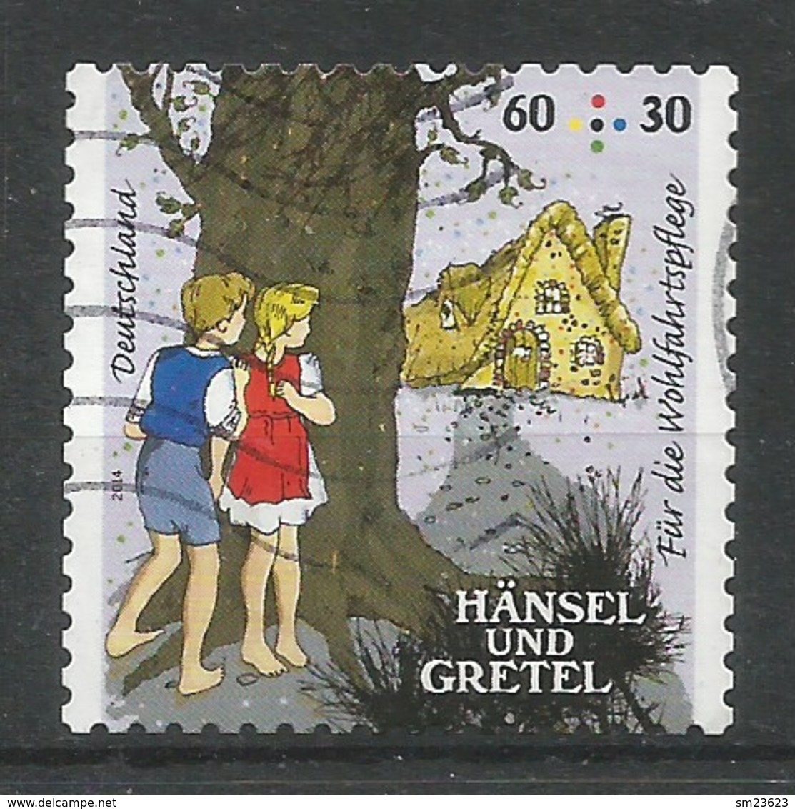 BRD 2014 Mi.Nr. 3061 , Hänsel Und Gretel - Grimms Märchen (I) - Selbstklebend - Gestempelt / Fine Used / (o) - Gebraucht