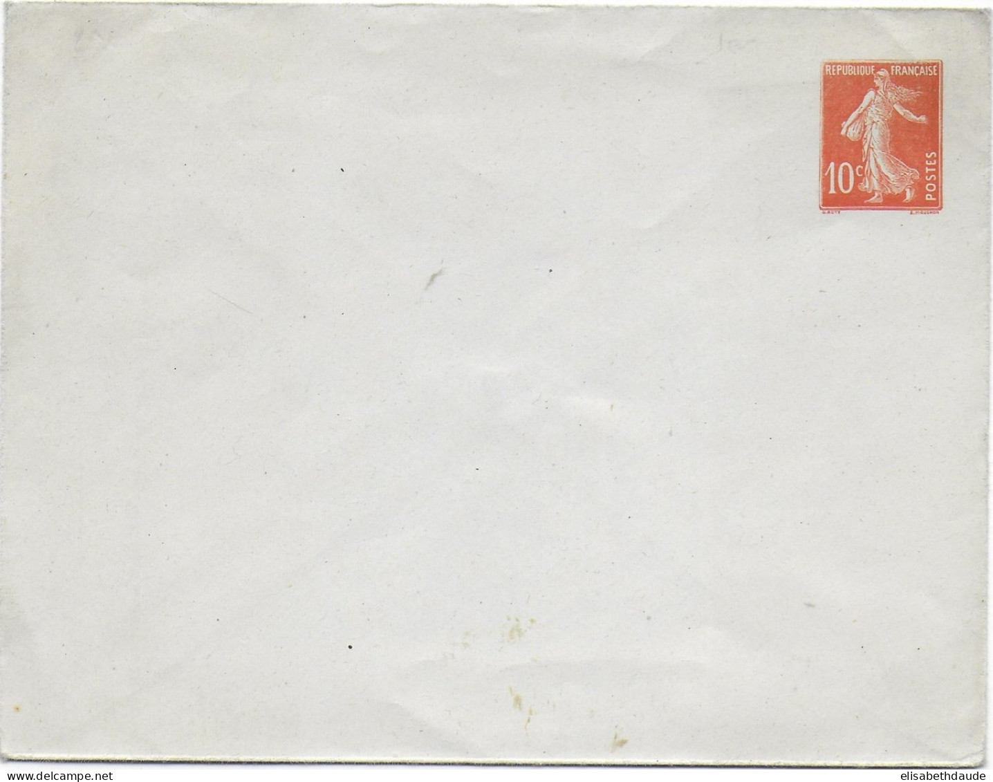 1908 - TYPE SEMEUSE - ENVELOPPE ENTIER NEUVE 147X112 - STORCH E18 - DATE 815 - Standard- Und TSC-Briefe (vor 1995)