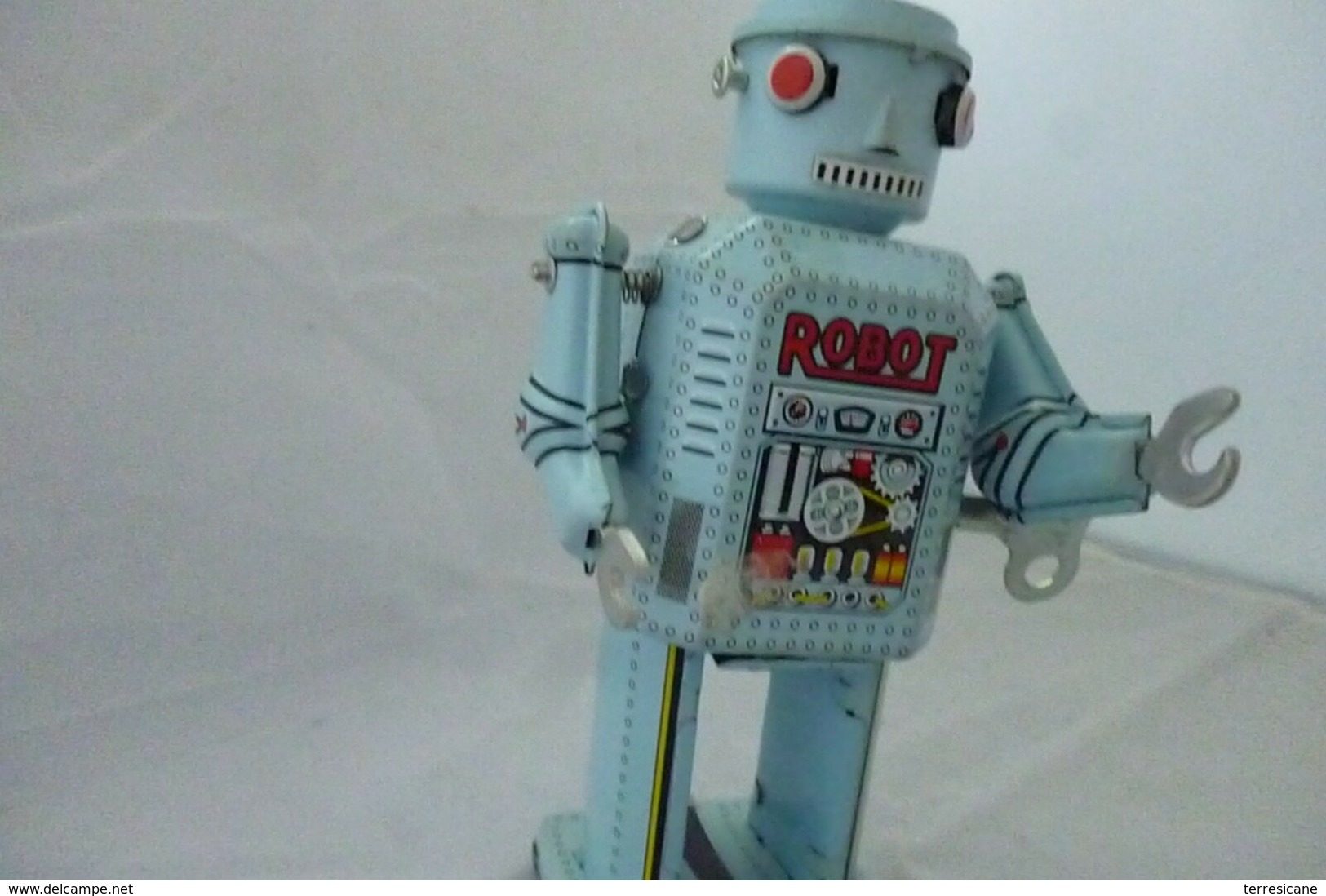 ROBOT LATTA MOVIMENTO A FRIZIONE VINTAGE K2 - Giocattoli Antichi