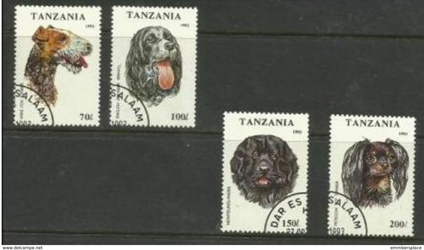 Tanzania - 1993 Dogs CTO   SG 1684-7  Sc 1147-50 - Tanzania (1964-...)