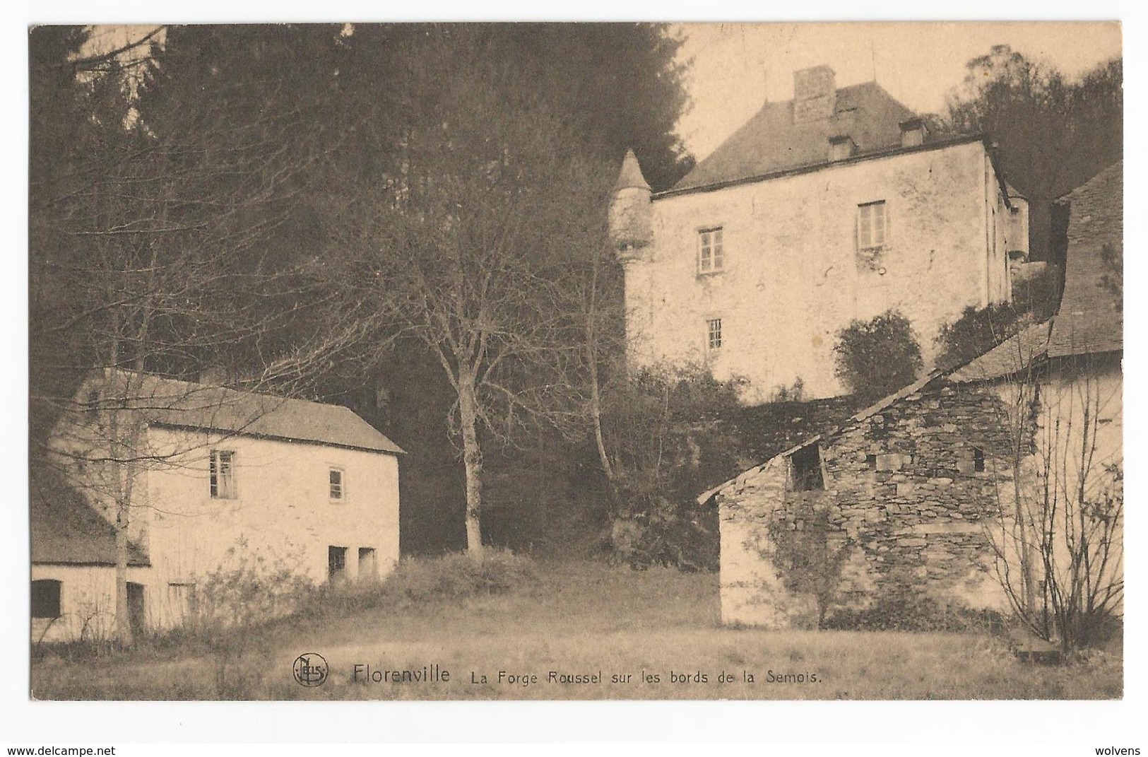 Florenville La Forge Roussel Sur Les Bords De La Semois Carte Postale Ancienne - Florenville