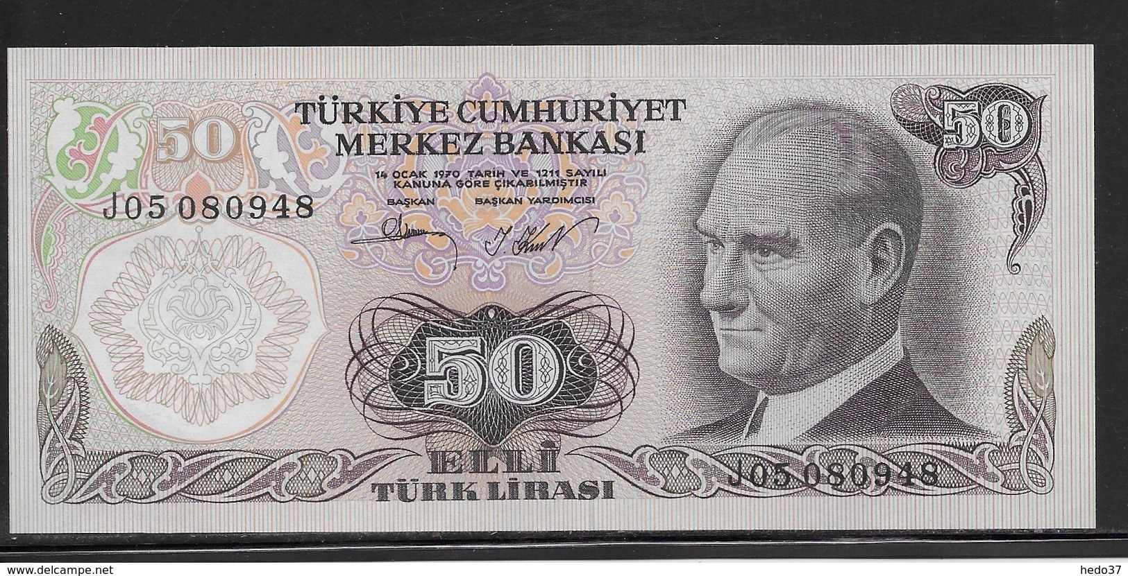 Turquie - 50 Lira - Pick N°188 - NEUF - Turkey