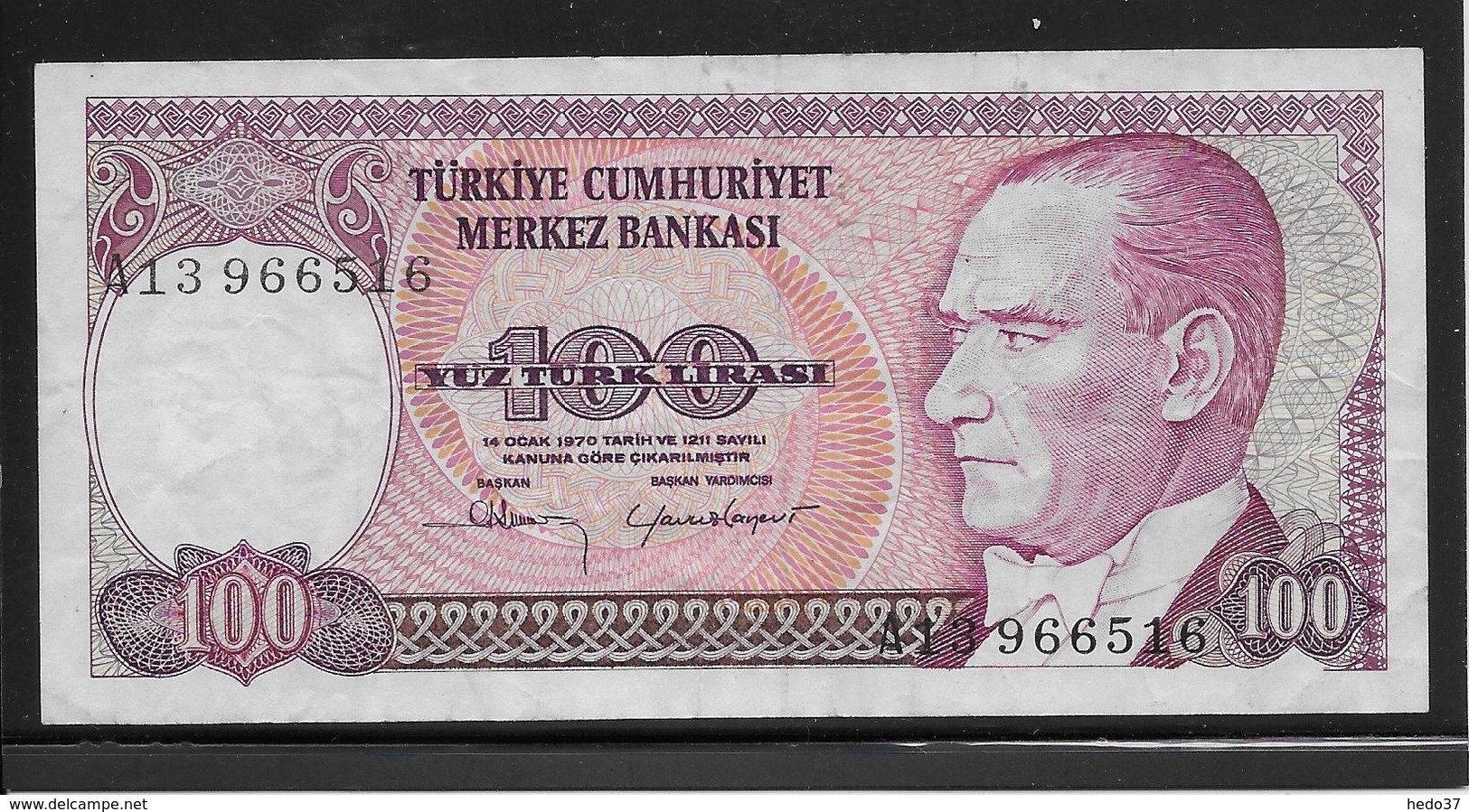 Turquie - 100 Lira - Pick N°194 - TTB - Turquie