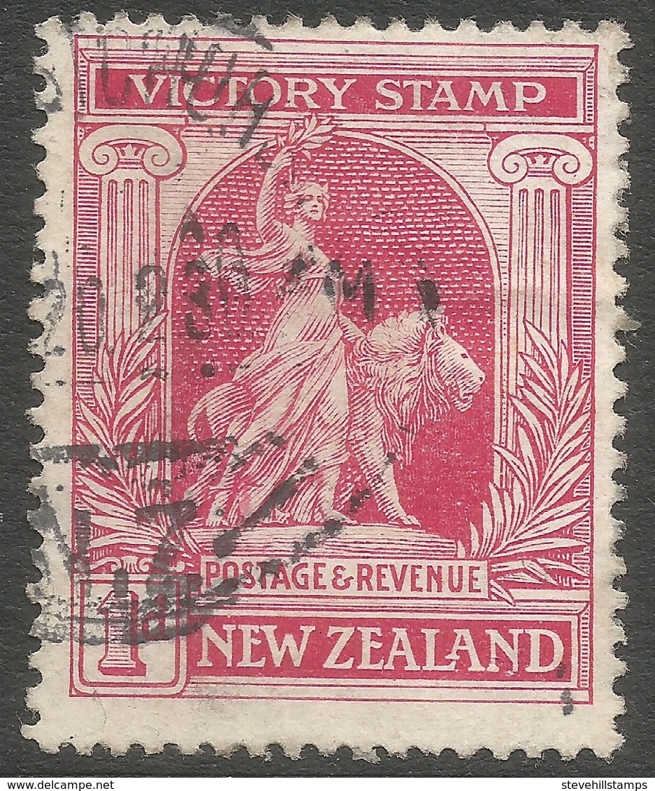 New Zealand. 1920 Victory. 1d Used. SG 454 - Used Stamps