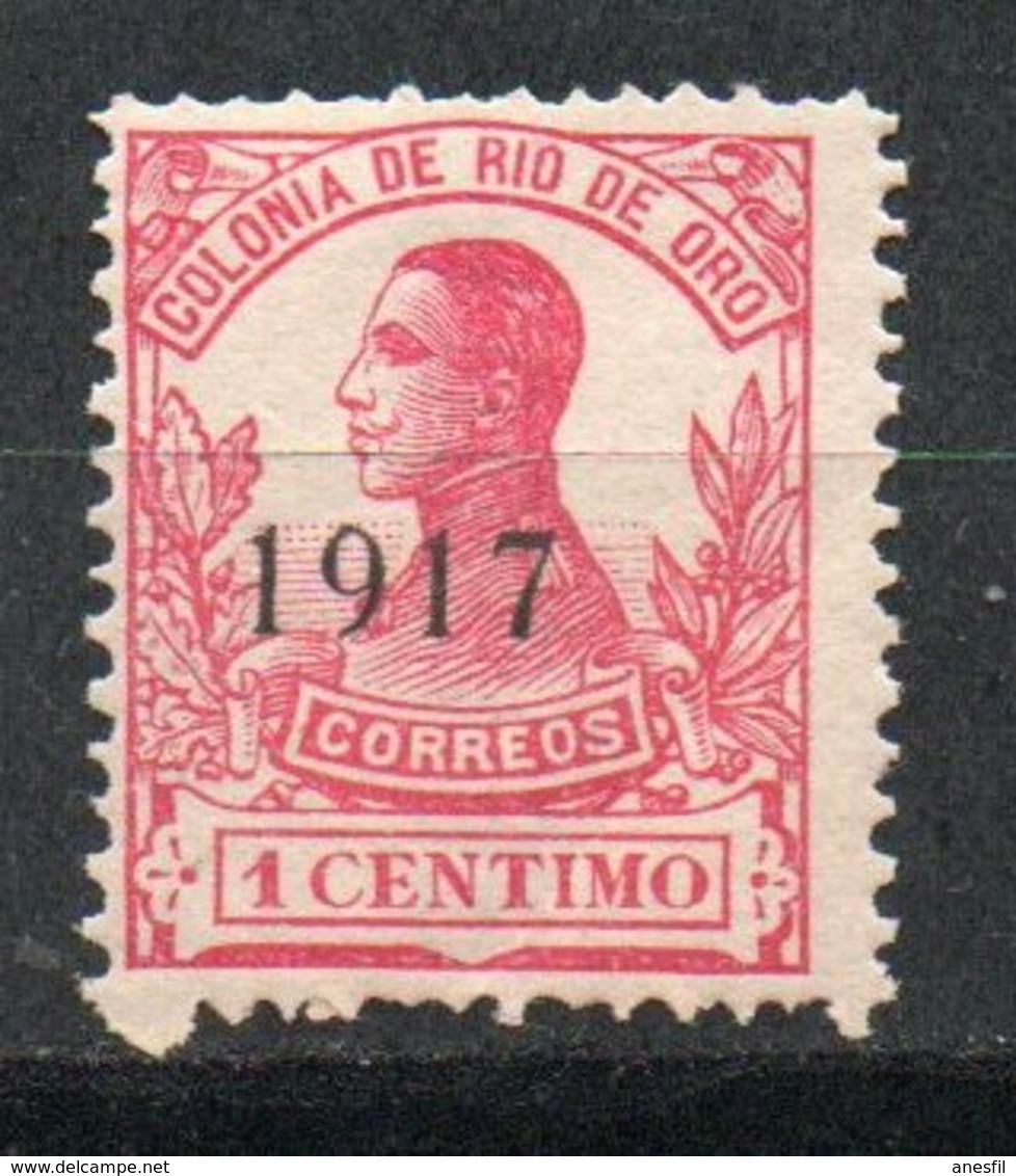 RIo De Oro. 1917. Alfonso XIII - Rio De Oro