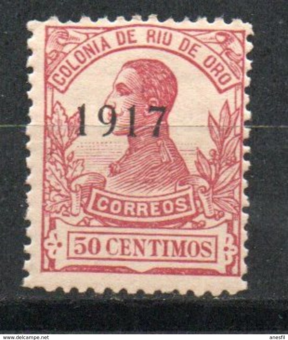 RIo De Oro. 1917. Alfonso XIII - Rio De Oro