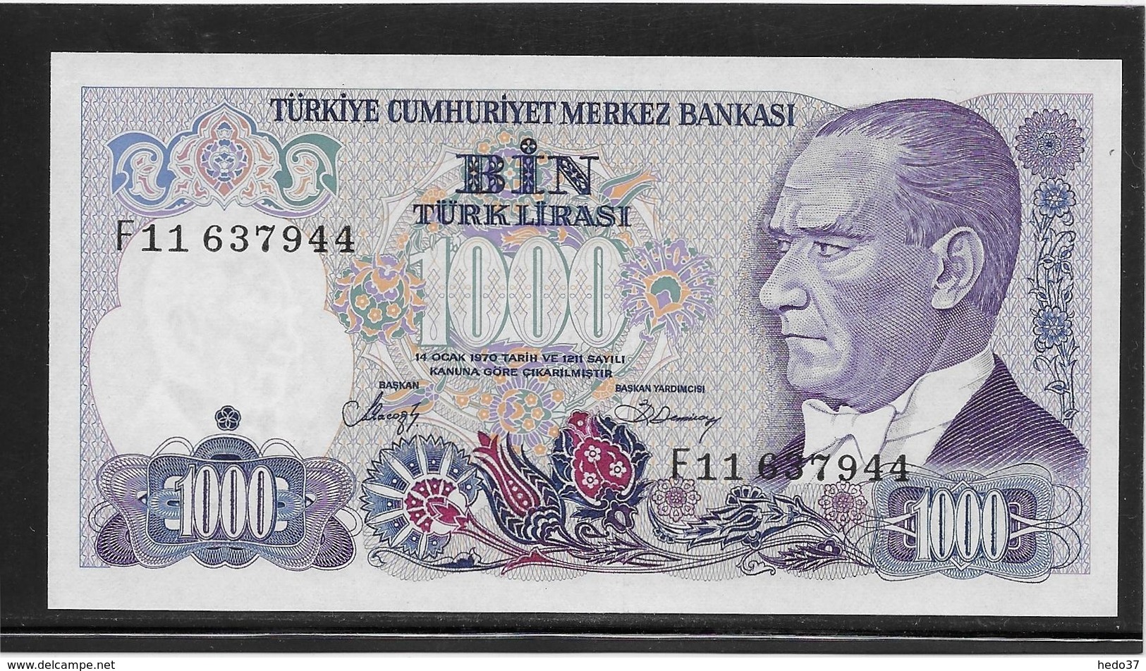Turquie - 1000 Lira - Pick N°196 - NEUF - Turchia