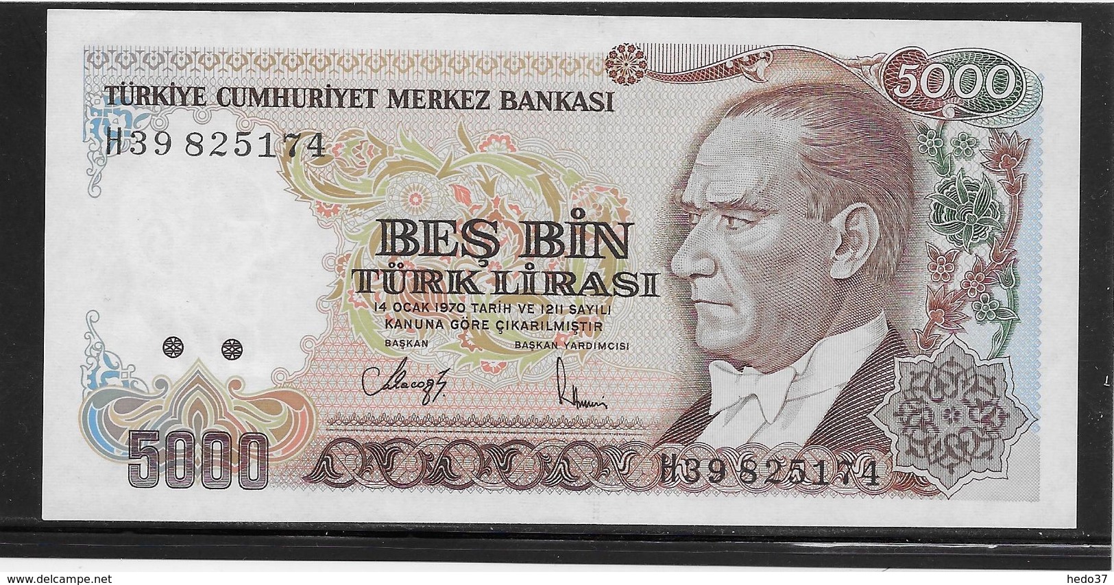 Turquie - 5000 Lira - Pick N°198 - NEUF - Turquie