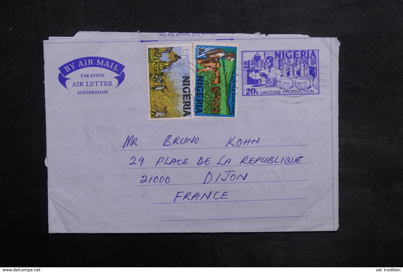 NIGERIA - Aérogramme De Ile Ife Pour La France - L 35026 - Nigeria (1961-...)