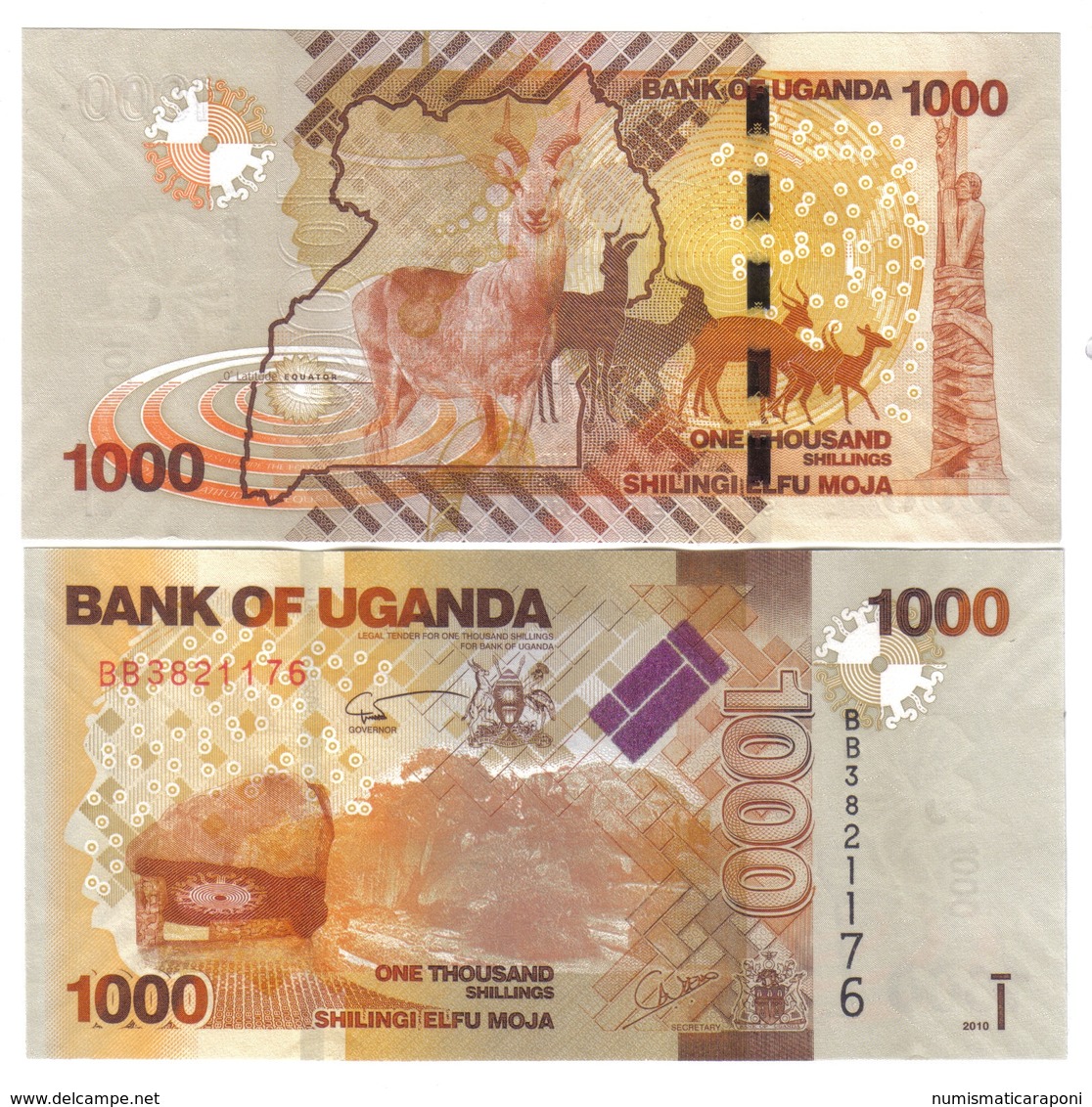 Uganda 1000 Shillings 2010 Unc   LOTTO 2655 - Ouganda